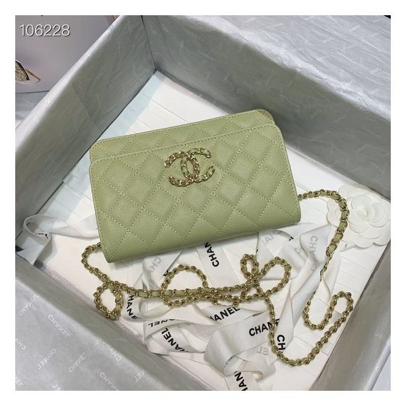Кошелек CHANEL на цепочке 19,5х13 см