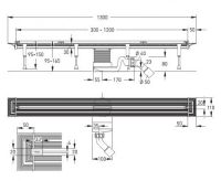 Душевой лоток Viega Advantix Vario Set 704360 схема 2