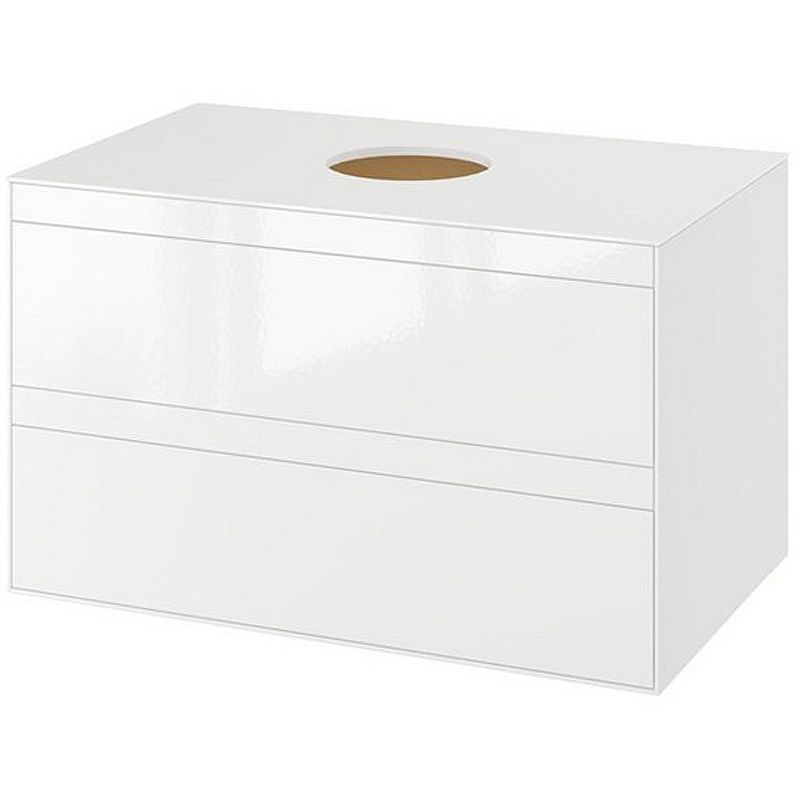 Изображение Тумба под раковину Excellent Finli 80 MLEX.1102.800.WHWH Подвесной Белый глянец