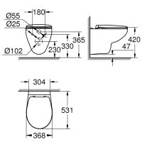 схема Grohe Bau Ceramic 39351000