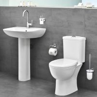 Напольный унитаз Grohe Bau Ceramic и раковина