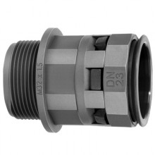 DKC Муфта труба-коробка DN 36 мм, М40х1,5, полиамид, цвет черный PAM36M40N