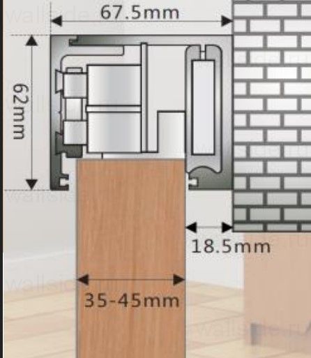 Комплект фурнитуры для раздвижной двери Valcomp Afrodyta