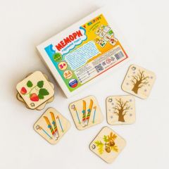 игра мемори времена года