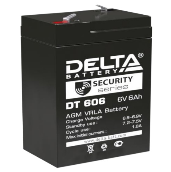 Аккумулятор герметичный VRLA свинцово-кислотный DELTA DT 606