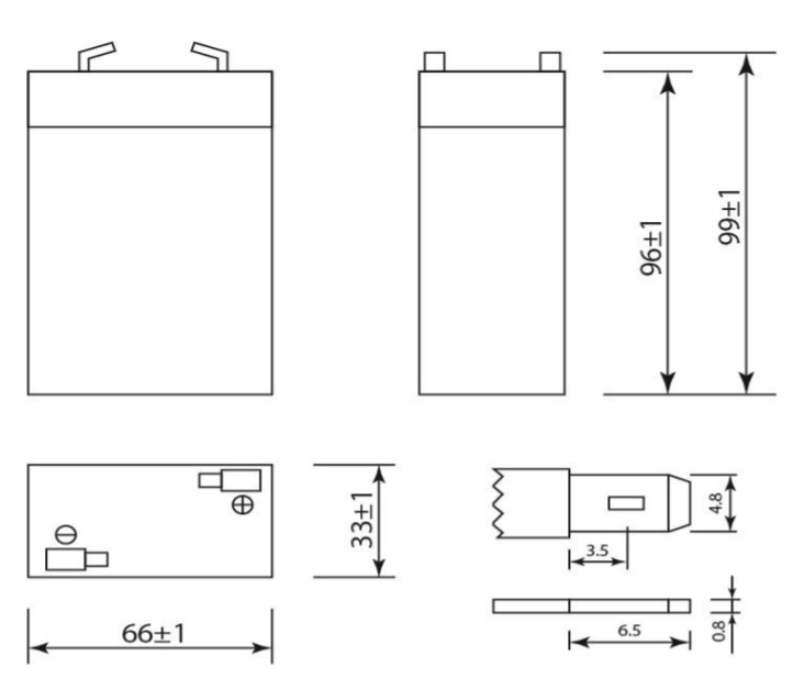 Аккумулятор герметичный VRLA свинцово-кислотный DELTA DT 6023