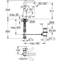 схема Grohe Essence New 32628001