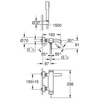 схема Grohe Essence New 33628001