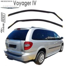 Дефлекторы Chrysler Voyager IV от 2001 - 2007 боковых стекол вставные Heko (Польша) - 2 шт.