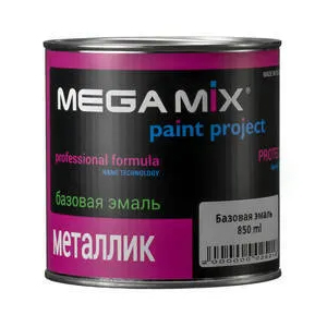MegaMix Эмаль металлик, название цвета Renault "F98 VertOpaline", 850мл.