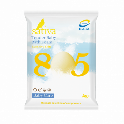 Sativa №805 Пена Детская для ванны нежная 15г
