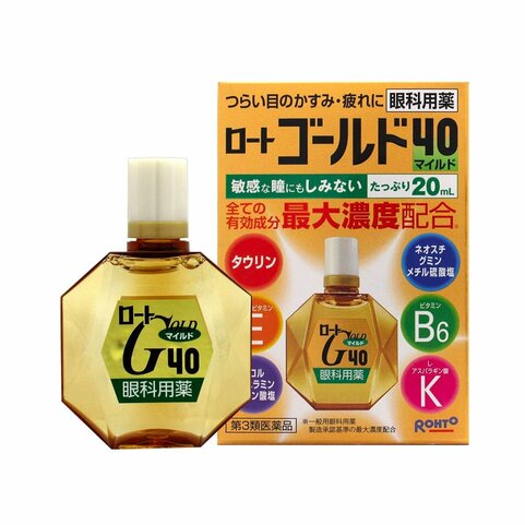 Капли Rohto Gold 40 Mild