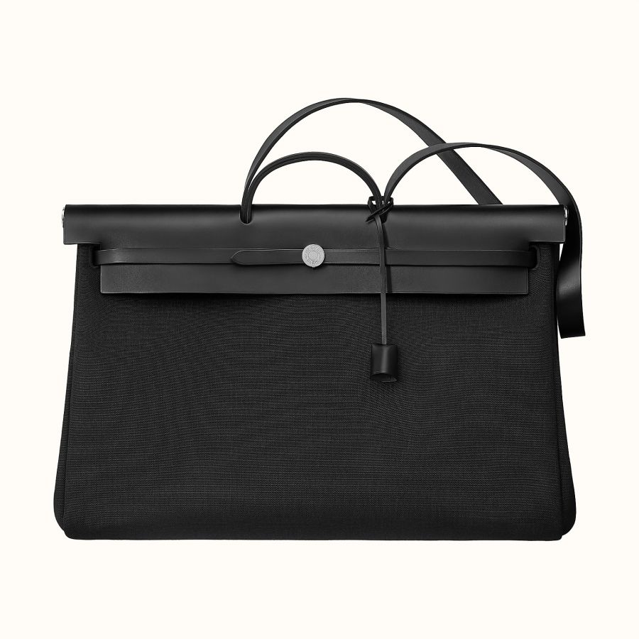 Сумка Hermes Zip retourne cabine bag (Noir/Noir)