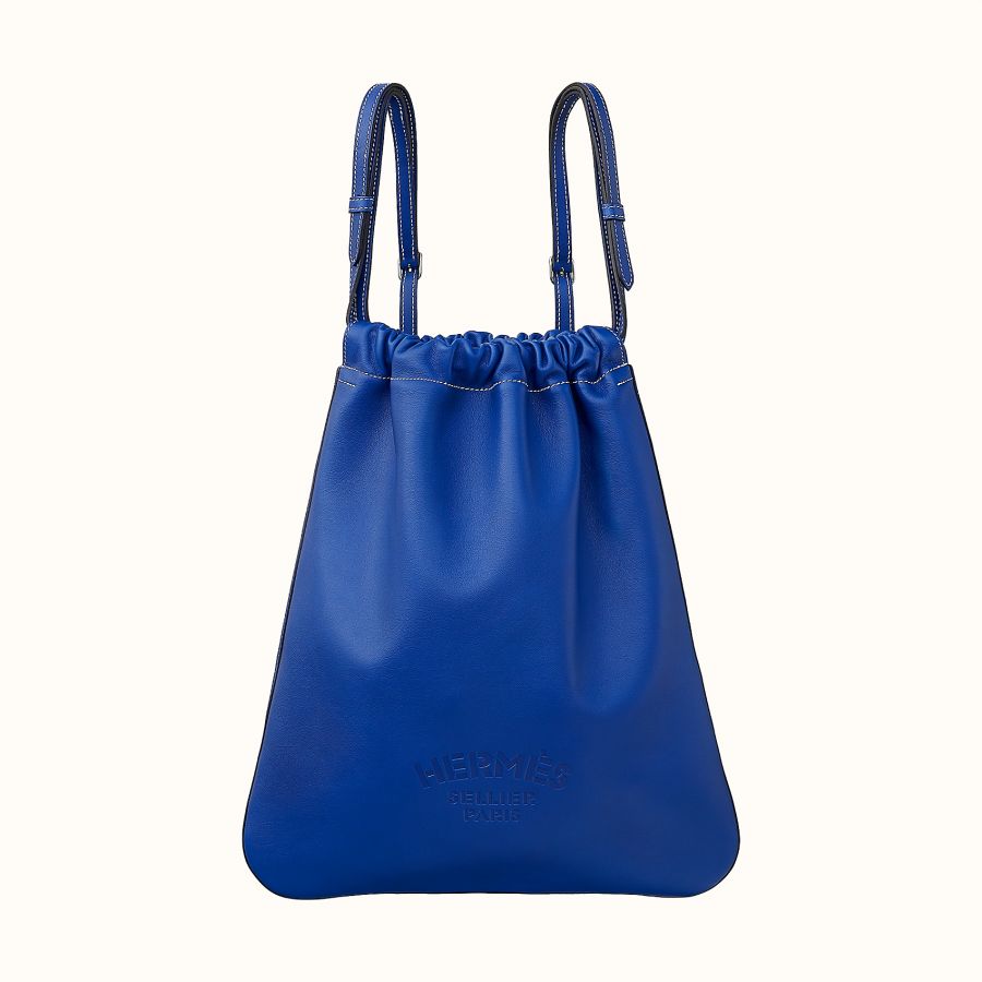 Сумка Hermes Bridado backpack (Bleu Électrique)