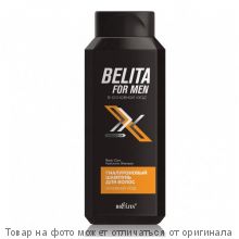 BELITA FOR MEN "ОСНОВНОЙ УХОД" Гиалуроновый шампунь для волос 400мл