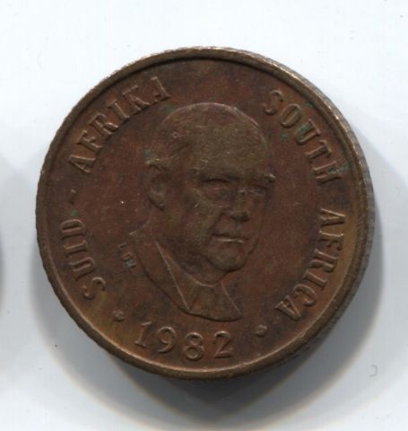 1 цент 1982 ЮАР
