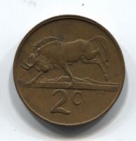 2 цента 1988 ЮАР