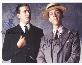 Автографы: Хью Лори, Стивен Фрай. "Дживс и Вустер" / "Jeeves and Wooster"