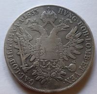 1 талер 1853 Австрия XF RARE