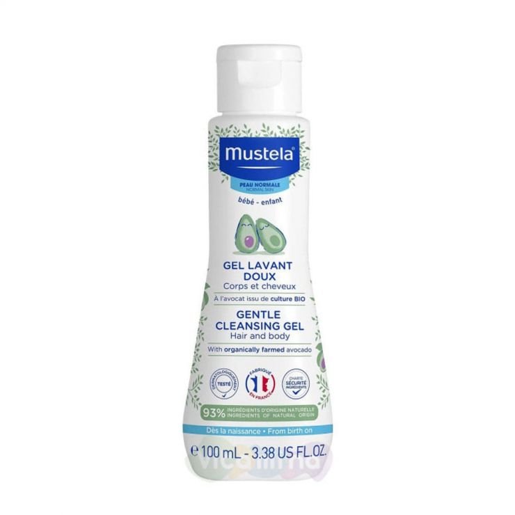 Mustela Bebe Мустела Мягкий гель для купания, 100 мл