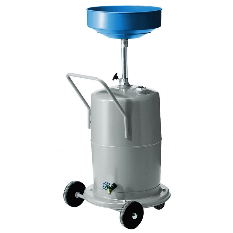 Прибор для сбора отработанного масла, 75 л Передвижной с краном 27030