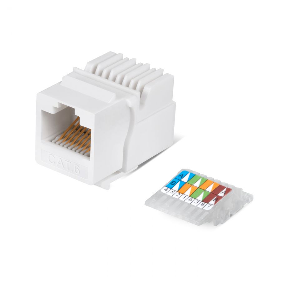 CABEUS KJ-RJ45-CAT.6-TOOLLESS ВСТАВКА KEYSTONE JACK RJ-45(8P8C), КАТЕГОРИЯ 6, БЕЗ ИНСТРУМЕНТА TOOLLE