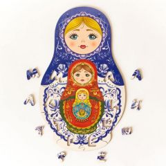 Пазл матрешка