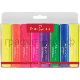 Маркеры текст.8шт.Faber-Castell 46 Superfluorescent 154662/15466200