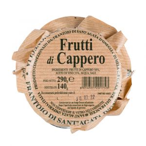 Каперсы в винном уксусе Frantoio di Sant`Agata Frutti di Cappero 290 г - Италия