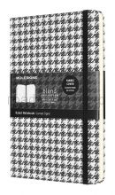 Книжка зап.Moleskine Large BLEND линейка текстиль белый/черный LCBD07QP060B