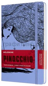 Книжка зап.Moleskine Large PINOCCHIO The Fairy нелинованный фиолетовый/черный LEPIQP062C