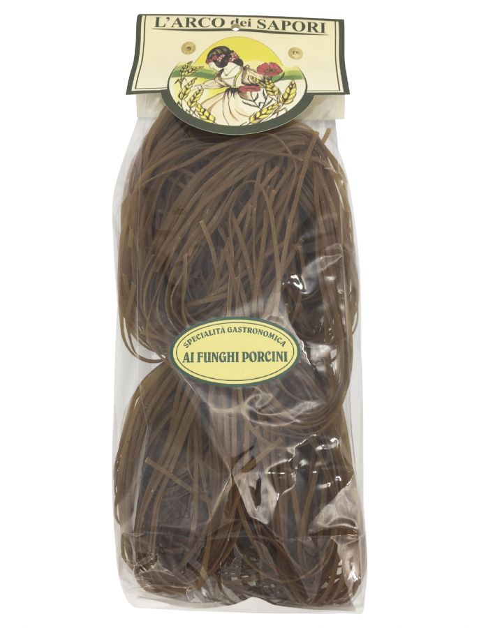 Тальолини с белыми грибами 250 г, Tagliolini ai funghi porcini Pastificio Curti 250 gr.