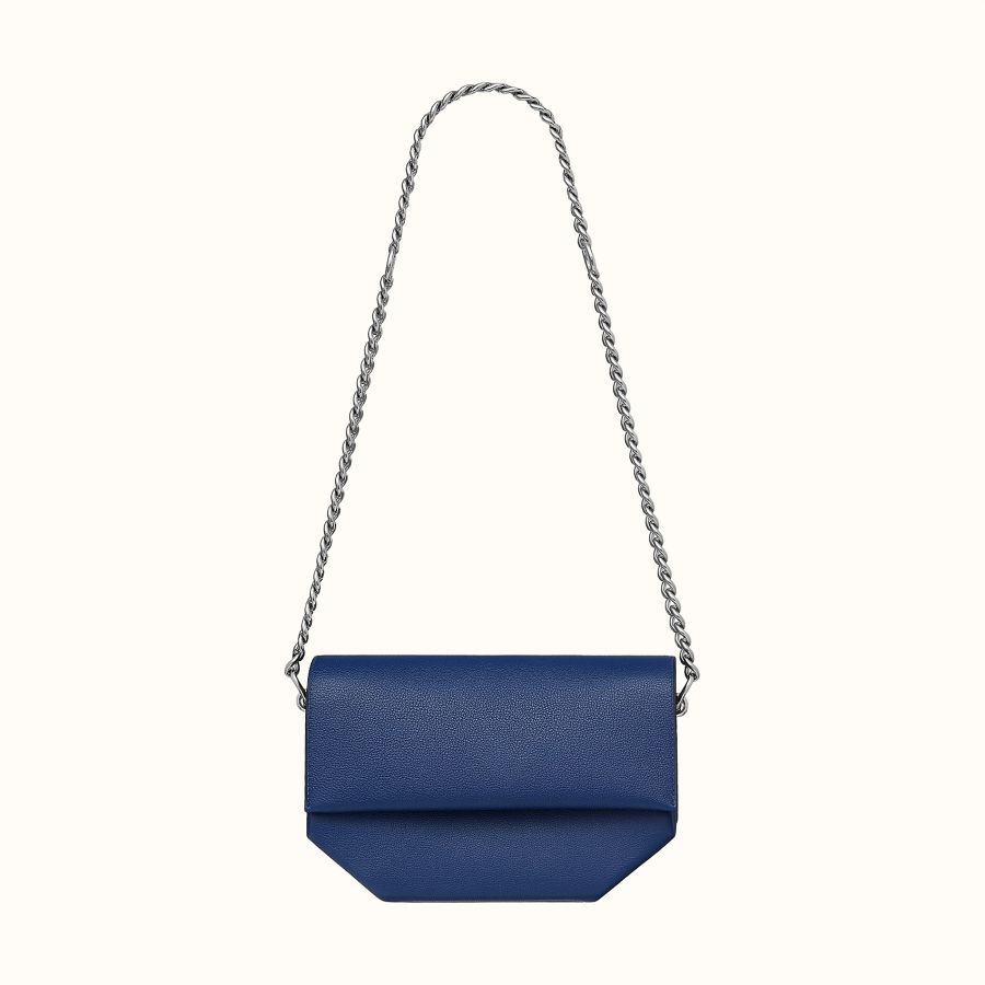 Сумка Hermes Opli chaine 24 bag (Bleu Saphir)
