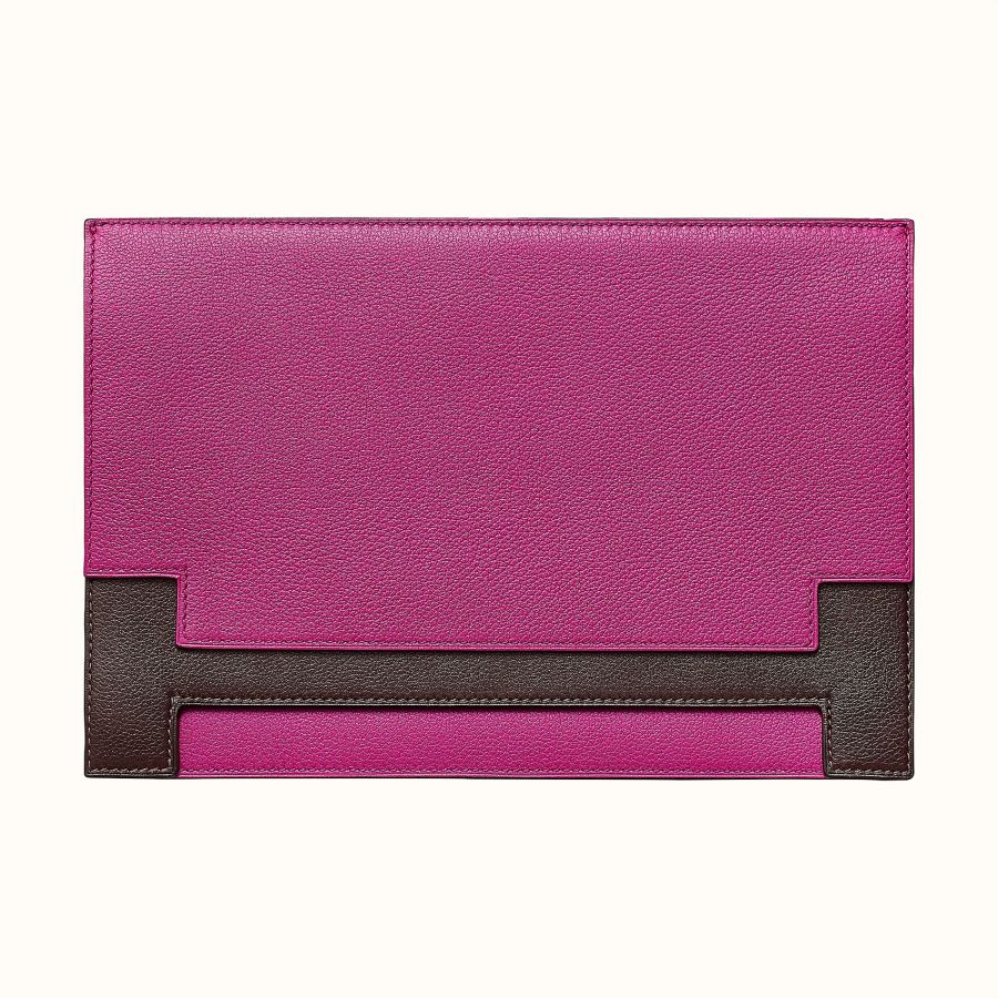 Клатч Multiplis Hermes clutch (Magnolia/Havane)