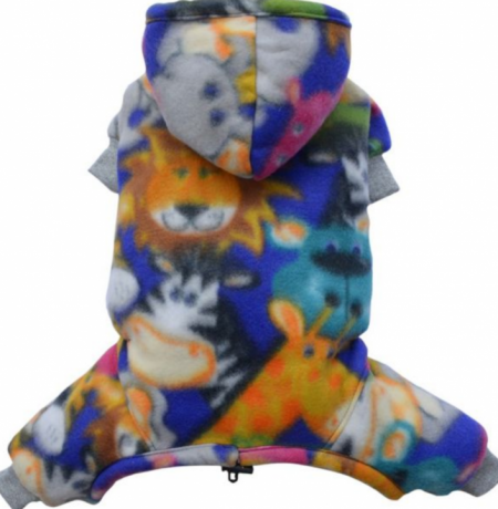 Флисовый комбинезон" Зоопарк"(S, L, XL)