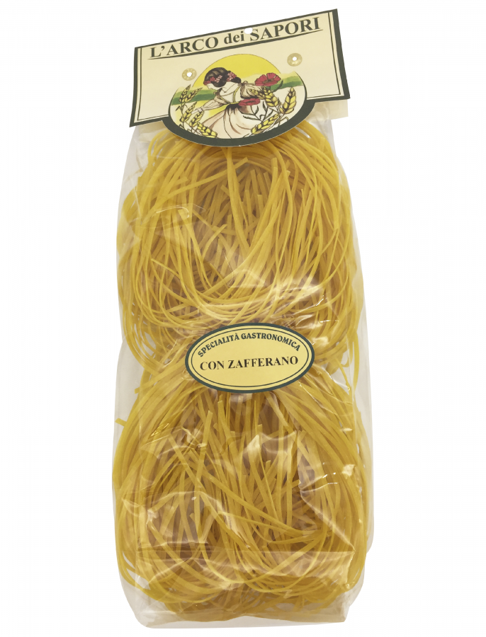 Тальолини с шафраном 250 г, Tagliolini con zafferano Pastificio Curti 250 g