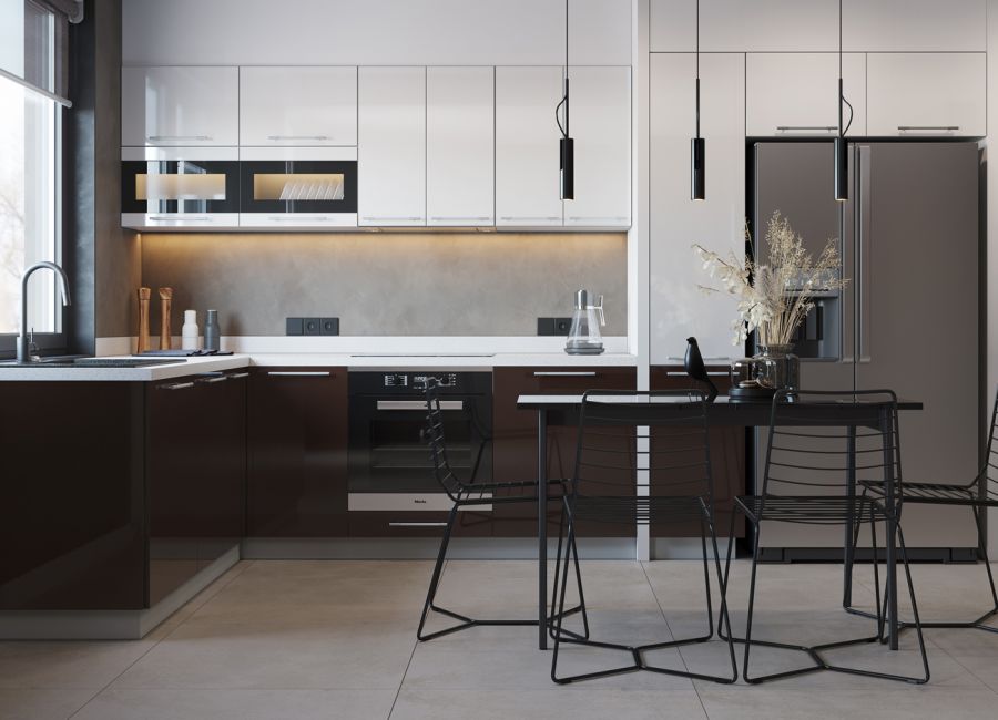 Кухня Олива глянец (ДСВ)