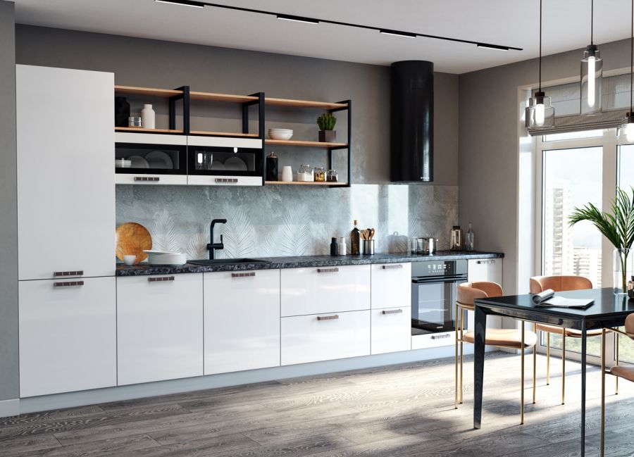 Кухня Олива глянец (ДСВ)