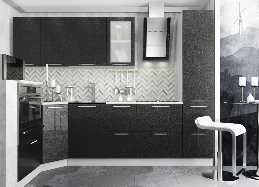 Кухня Олива металлик (ДСВ)