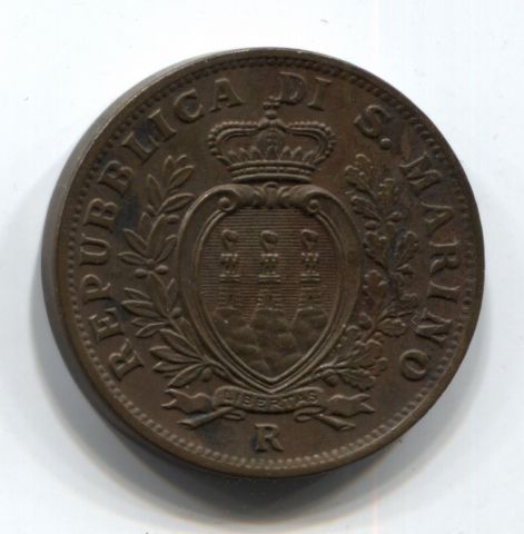 10 чентезимо 1935 Сан-Марино