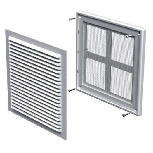 Решетка разъем. МВ 250с (250мм*250мм) с сеткой Vents