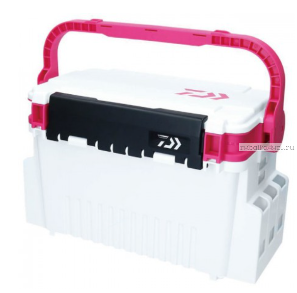 Ящик рыболовный Daiwa Tackle Box TB4000/ White/Pink/ 434x233x271