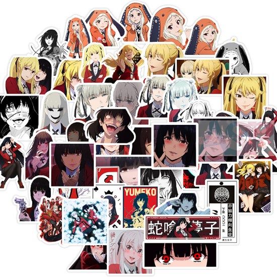 Стикеры (10шт) Kakegurui