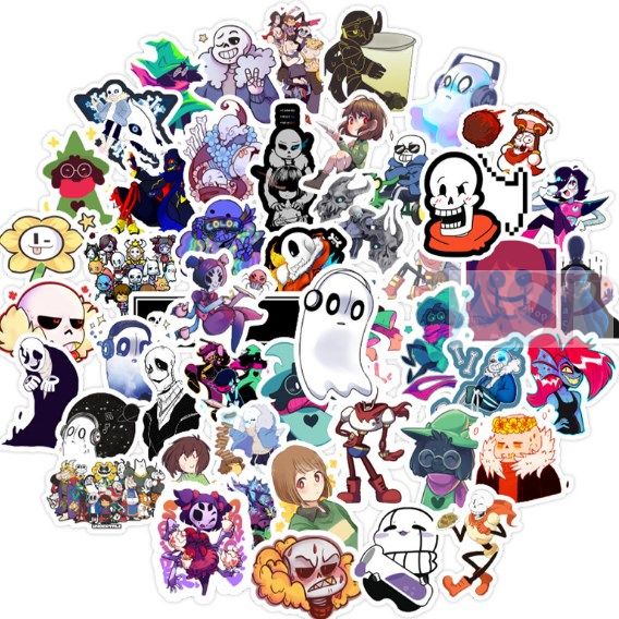 Стикеры (5шт) Undertale