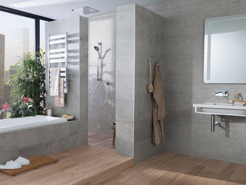 Керамическая плитка Porcelanosa Park Lineal Acero P34707261 настенная 31,6х90 ФОТО