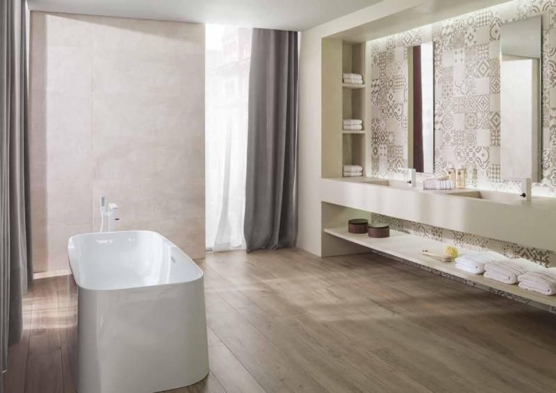 Керамическая плитка Porcelanosa Toscana Caliza P35800121 настенная 45х120 ФОТО