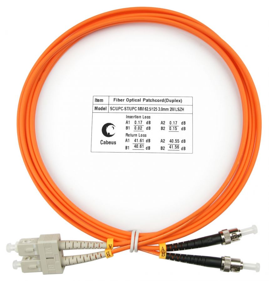 CABEUS FOP-62-SC-ST-2M ШНУР ОПТИЧЕСКИЙ 7630c