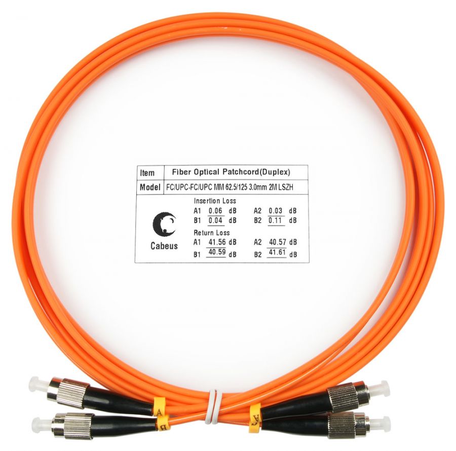 CABEUS FOP-62-FC-FC-2M ШНУР ОПТИЧЕСКИЙ 7589c