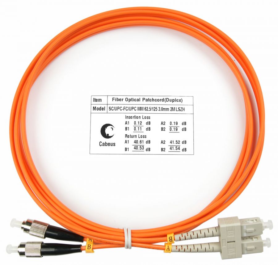 CABEUS FOP-62-SC-FC-2M ШНУР ОПТИЧЕСКИЙ 7619c