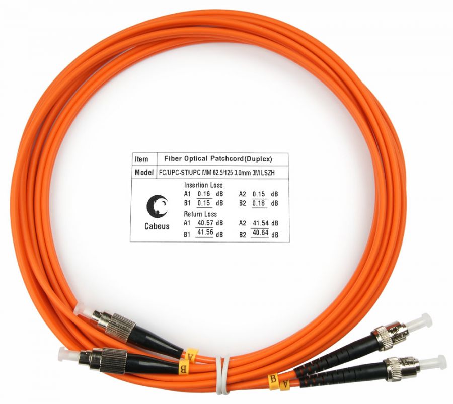 CABEUS FOP-62-FC-ST-3M ШНУР ОПТИЧЕСКИЙ 7595c
